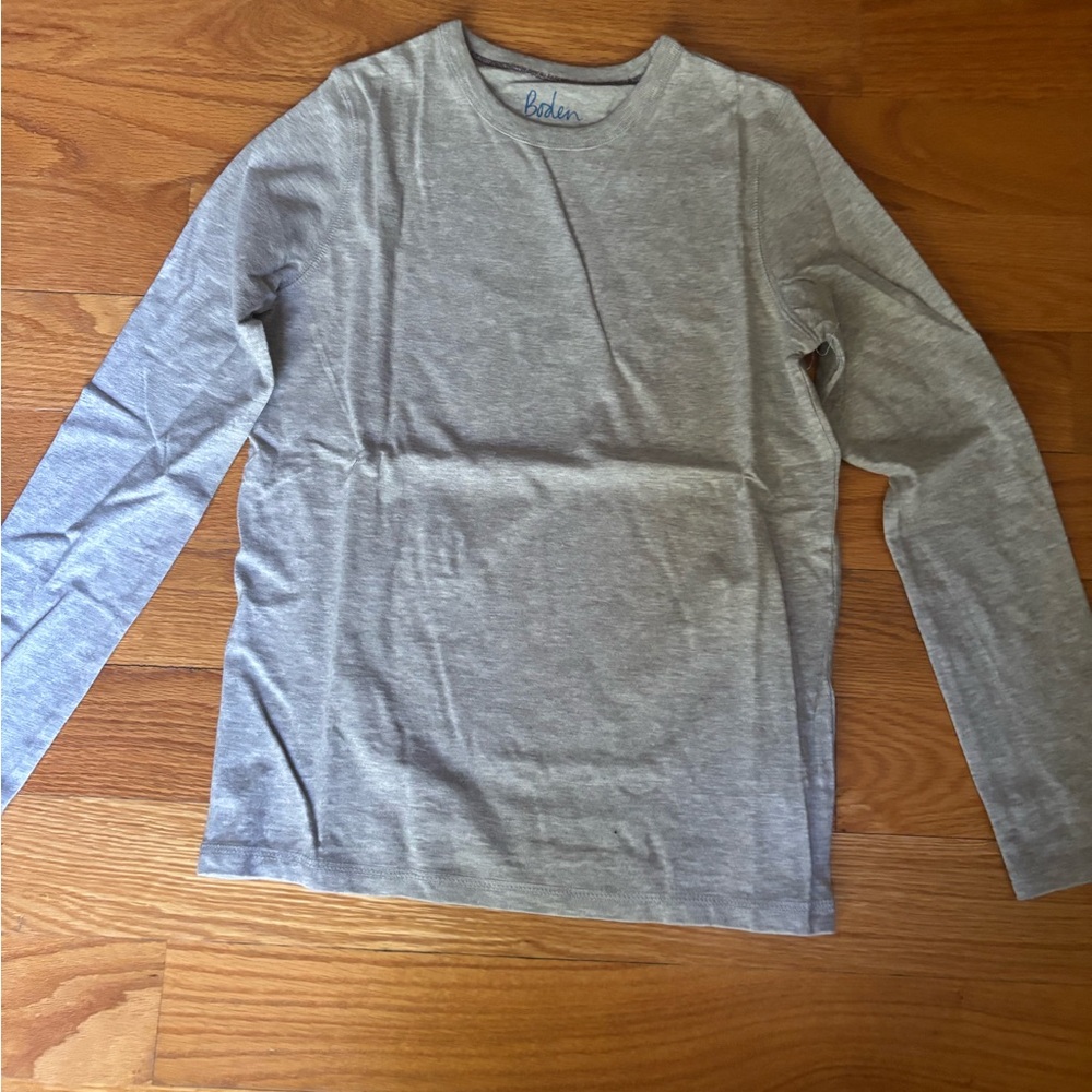 Boden Boys Grey Shirt